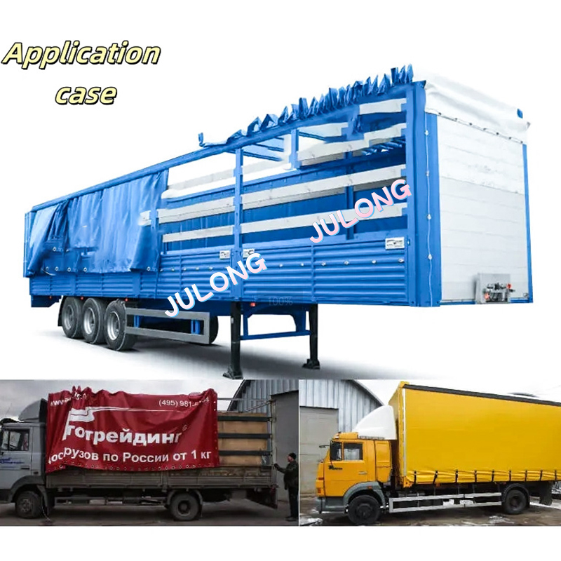 Tarp PVC le haghaidh imbhalla taobh na trucaile